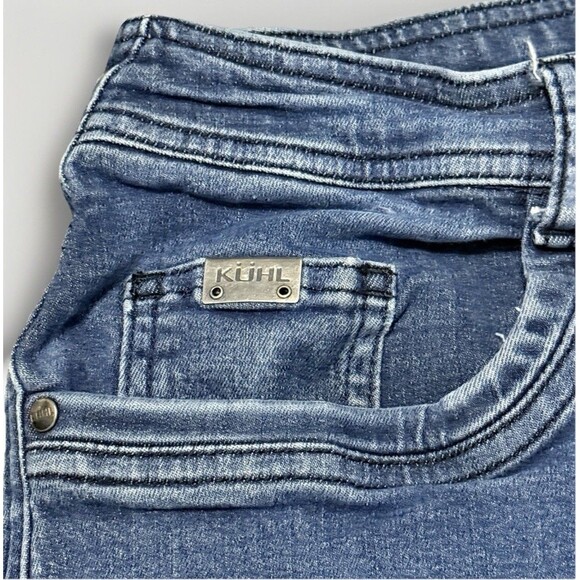 Kuhl Men's Denim Tapered Dark Wash Midnight 34X32 (Fit 32X30) Stretch Indigo Dye - Picture 4 of 16